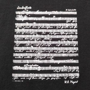 Mozart's "Magic Flute" Black Short Sleeve T-Shirt